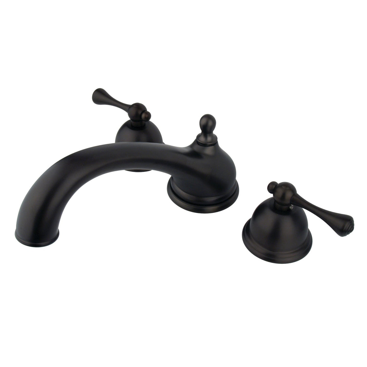 Vintage KS3355BL Two-Handle 3-Hole Deck Mount Roman Tub Faucet, Oil Rubbed Bronze