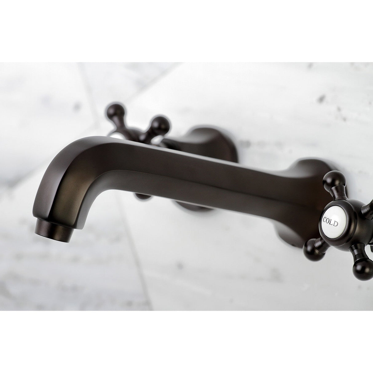 Metropolitan KS4025BX Two-Handle 3-Hole Wall Mount Roman Tub Faucet, Oil Rubbed Bronze