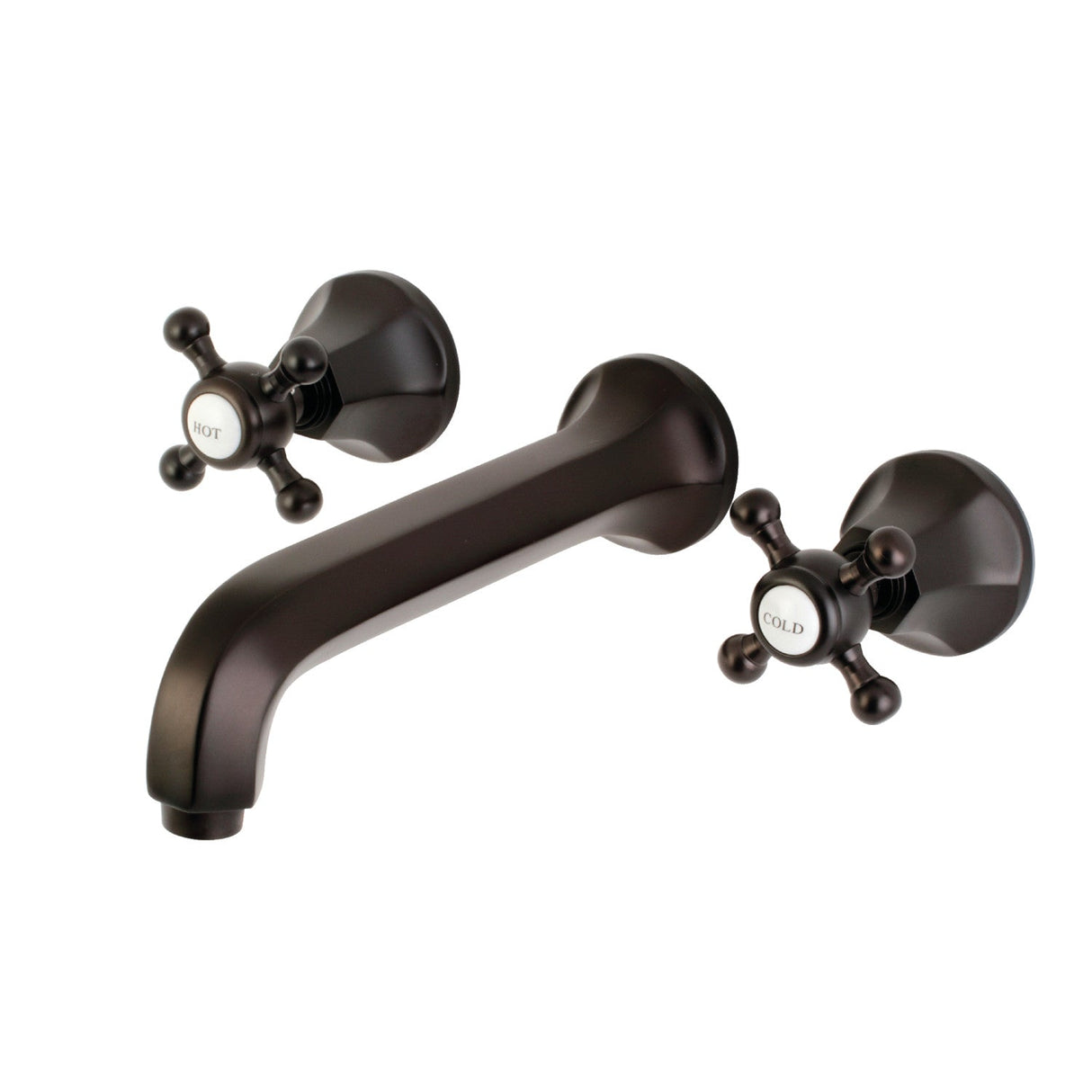 Metropolitan KS4025BX Two-Handle 3-Hole Wall Mount Roman Tub Faucet, Oil Rubbed Bronze