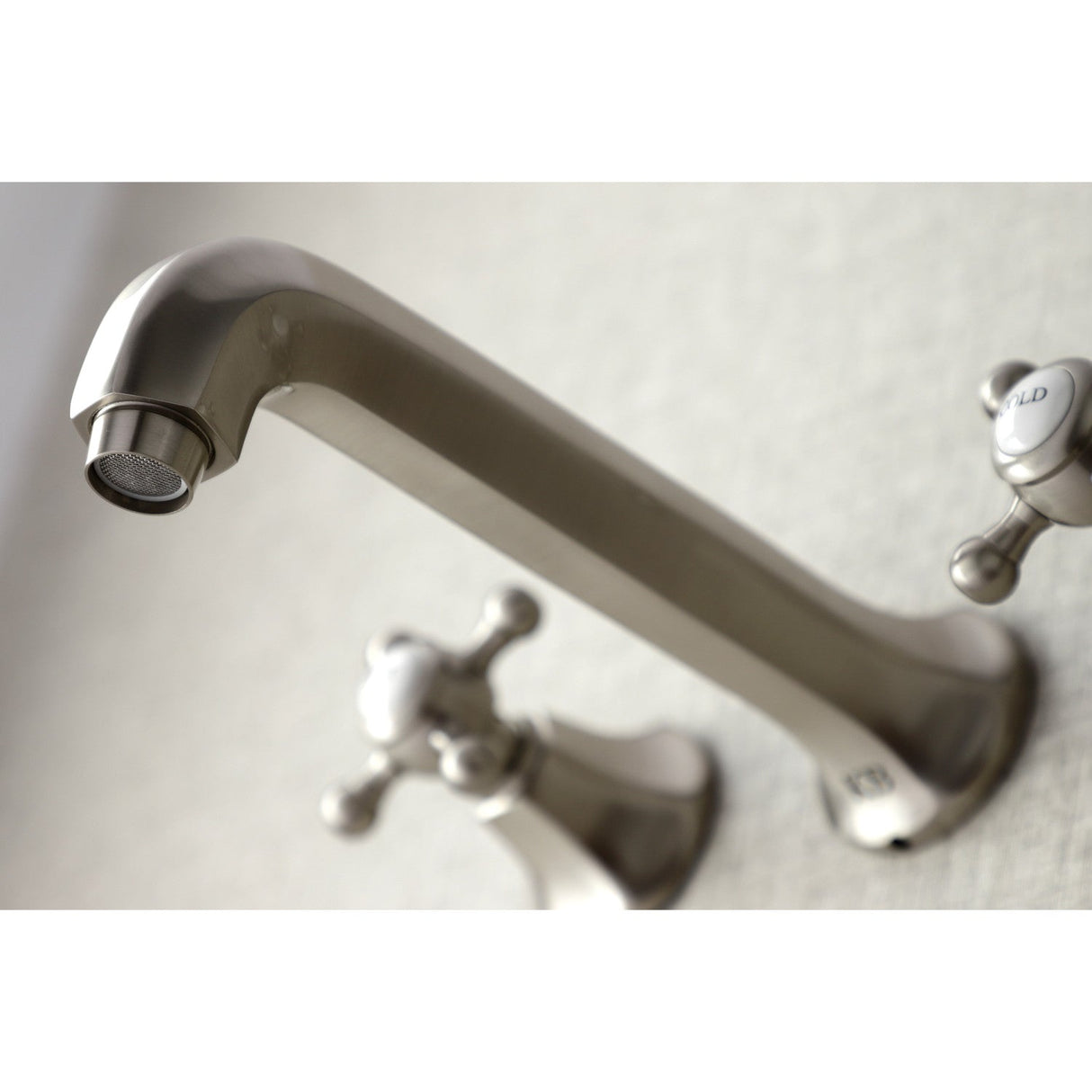 Metropolitan KS4028BX Two-Handle 3-Hole Wall Mount Roman Tub Faucet, Brushed Nickel