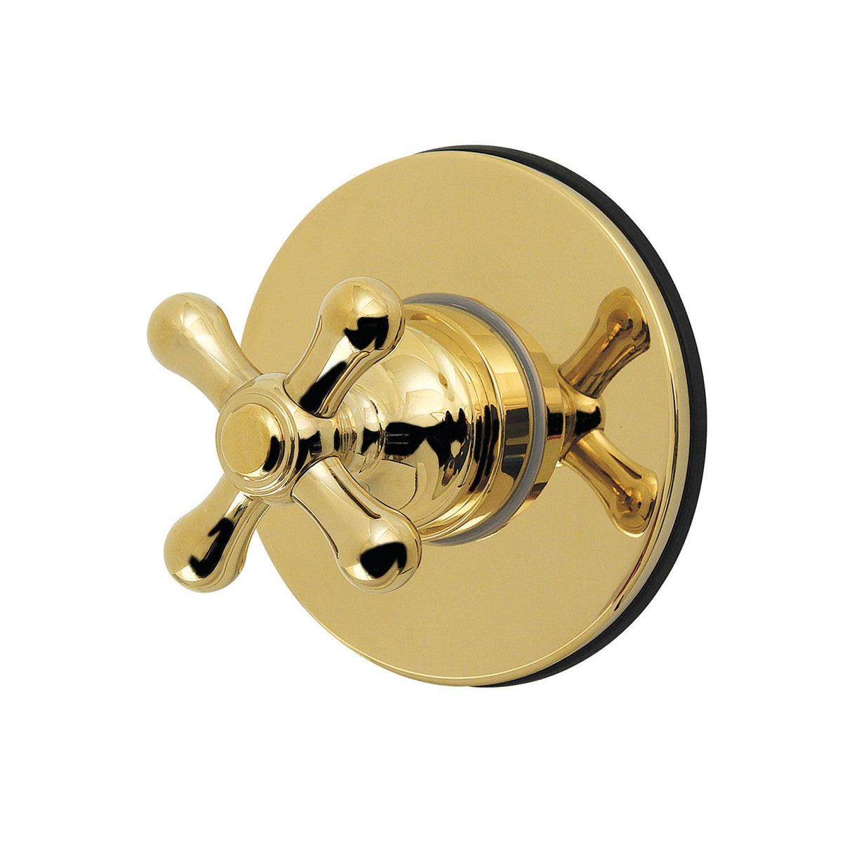 Restoration KS4032AX Single-Handle Wall Mount Six-Way Diverter Valve with Trim Kit, Polished Brass