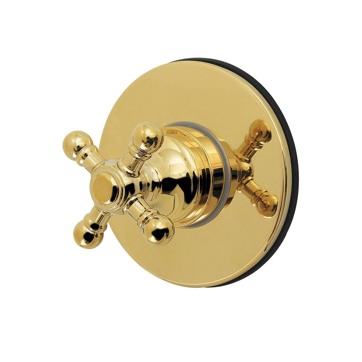 Metropolitan KS4032BX Single-Handle Wall Mount Six-Way Diverter Valve with Trim Kit, Polished Brass