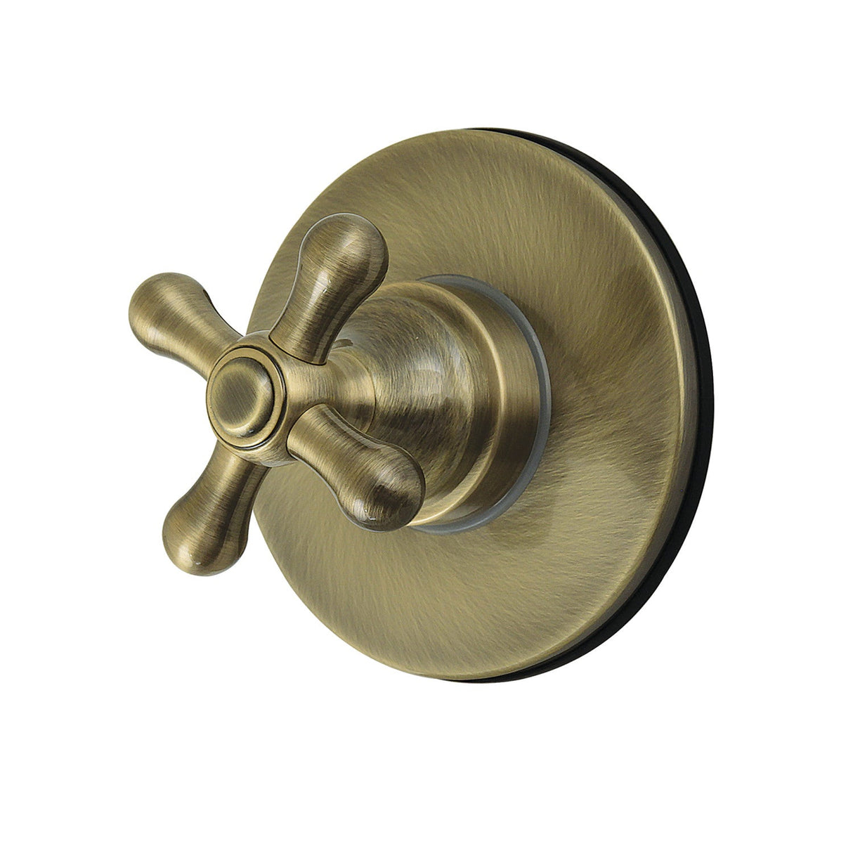 Restoration KS4033AX Single-Handle Wall Mount Six-Way Diverter Valve with Trim Kit, Antique Brass
