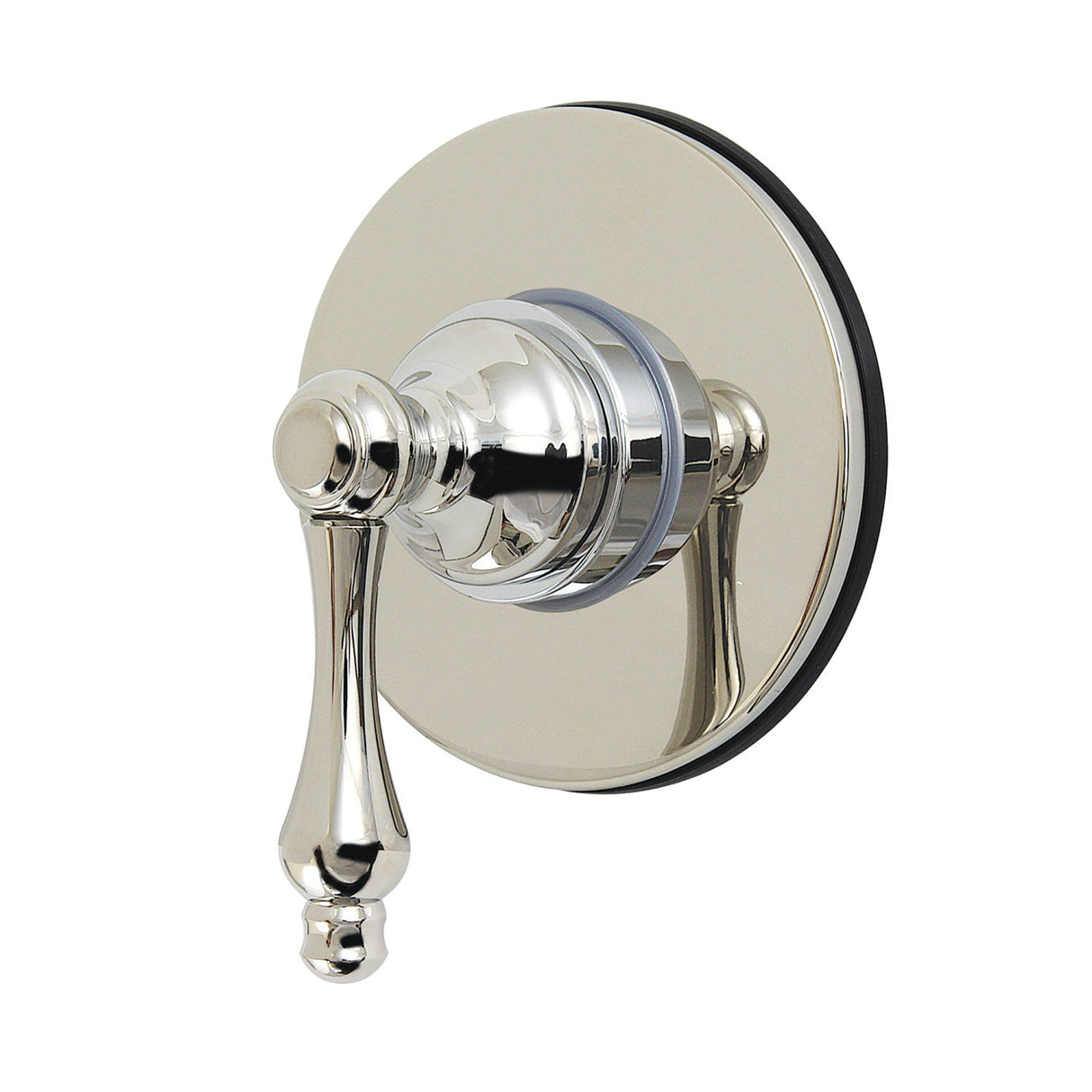 Restoration KS4036AL Single-Handle Wall Mount Six-Way Diverter Valve with Trim Kit, Polished Nickel