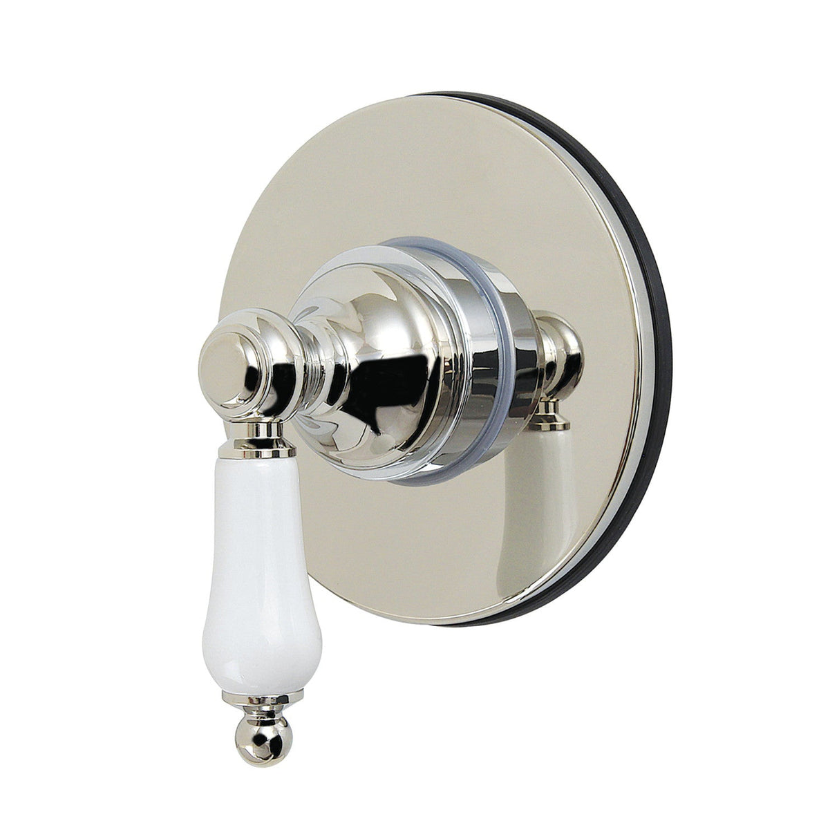 Restoration KS4036PL Single-Handle Wall Mount Six-Way Diverter Valve with Trim Kit, Polished Nickel