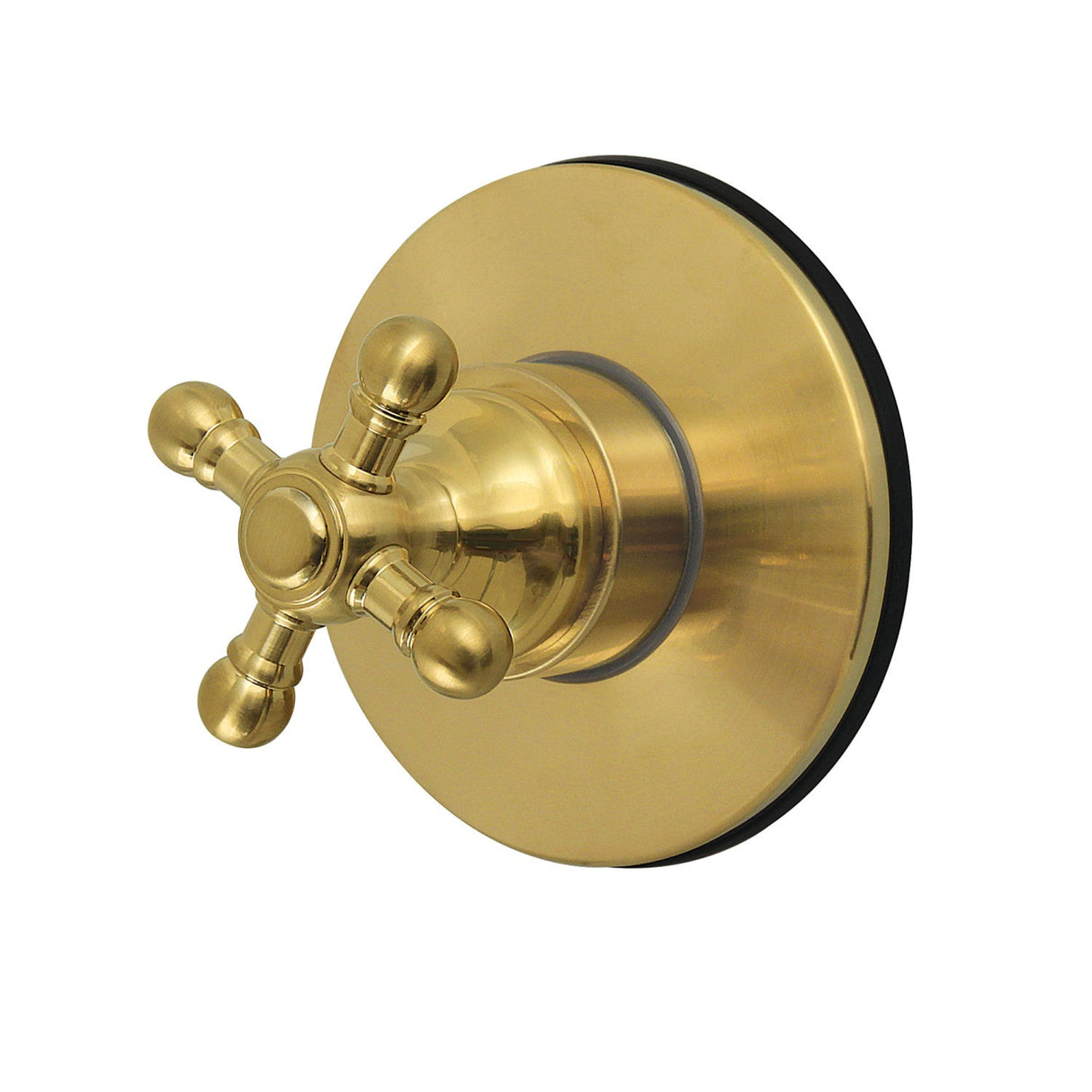 Metropolitan KS4037BX Single-Handle Wall Mount Six-Way Diverter Valve with Trim Kit, Brushed Brass