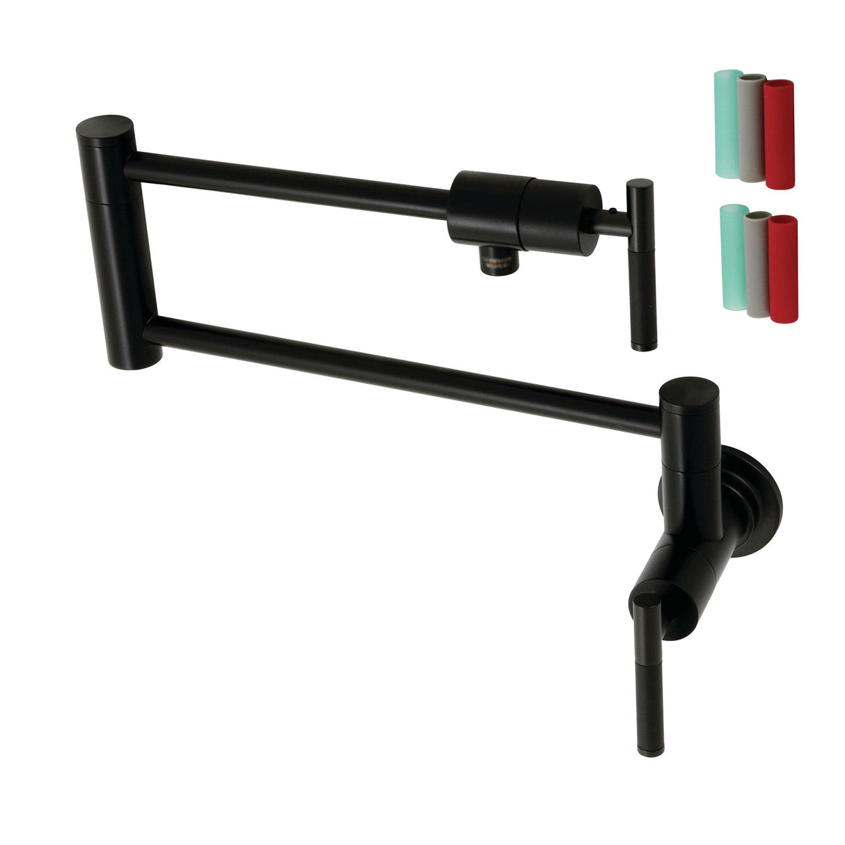 Kaiser KS4100CKL Pot Filler, Matte Black