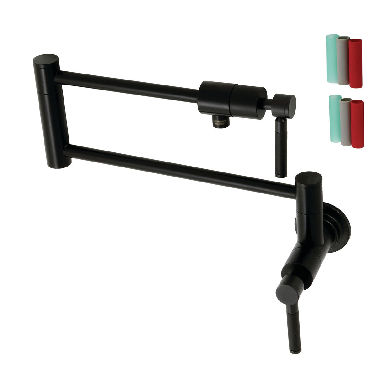 Kaiser KS4100DKL Pot Filler, Matte Black