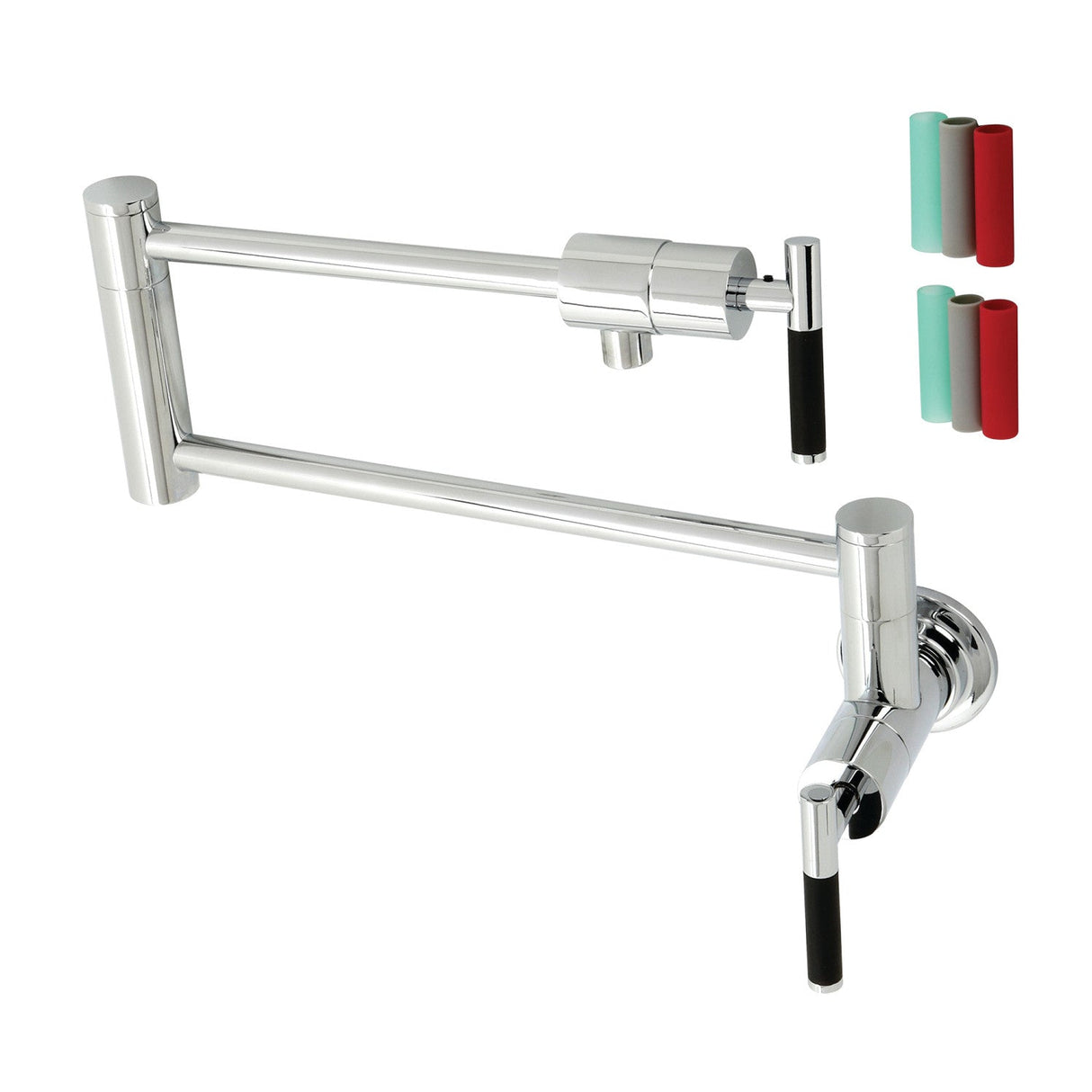 Kaiser KS4101CKL Pot Filler, Polished Chrome