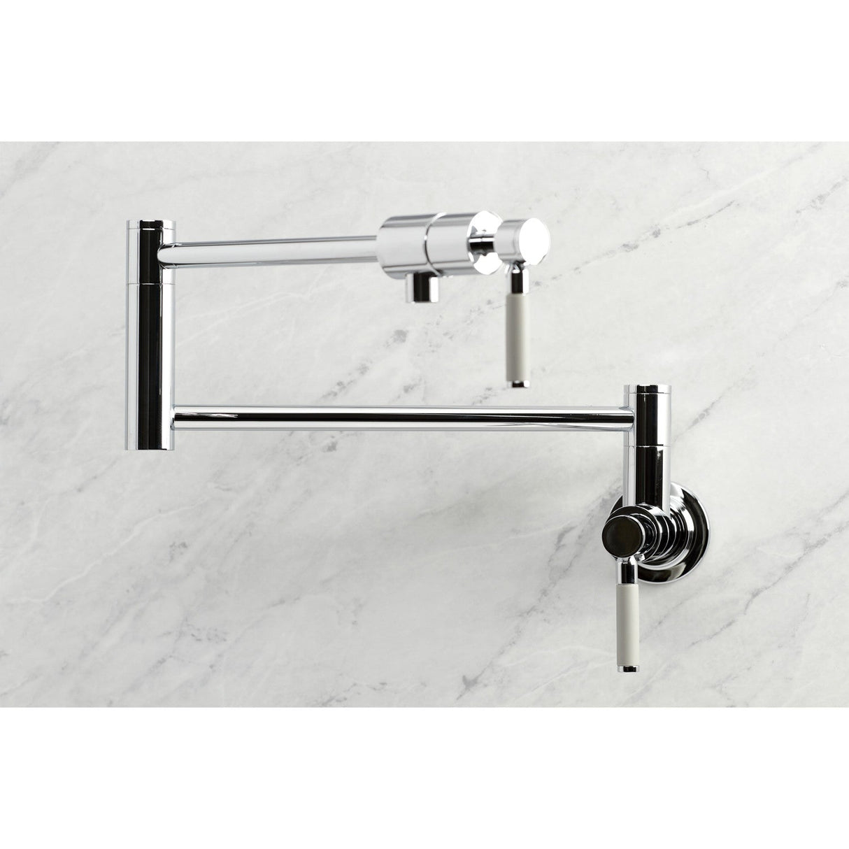 Kaiser KS4101DKL Pot Filler, Polished Chrome