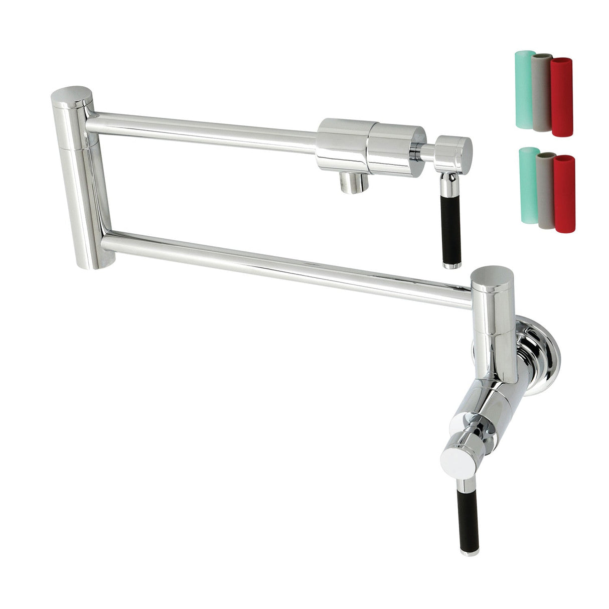 Kaiser KS4101DKL Pot Filler, Polished Chrome