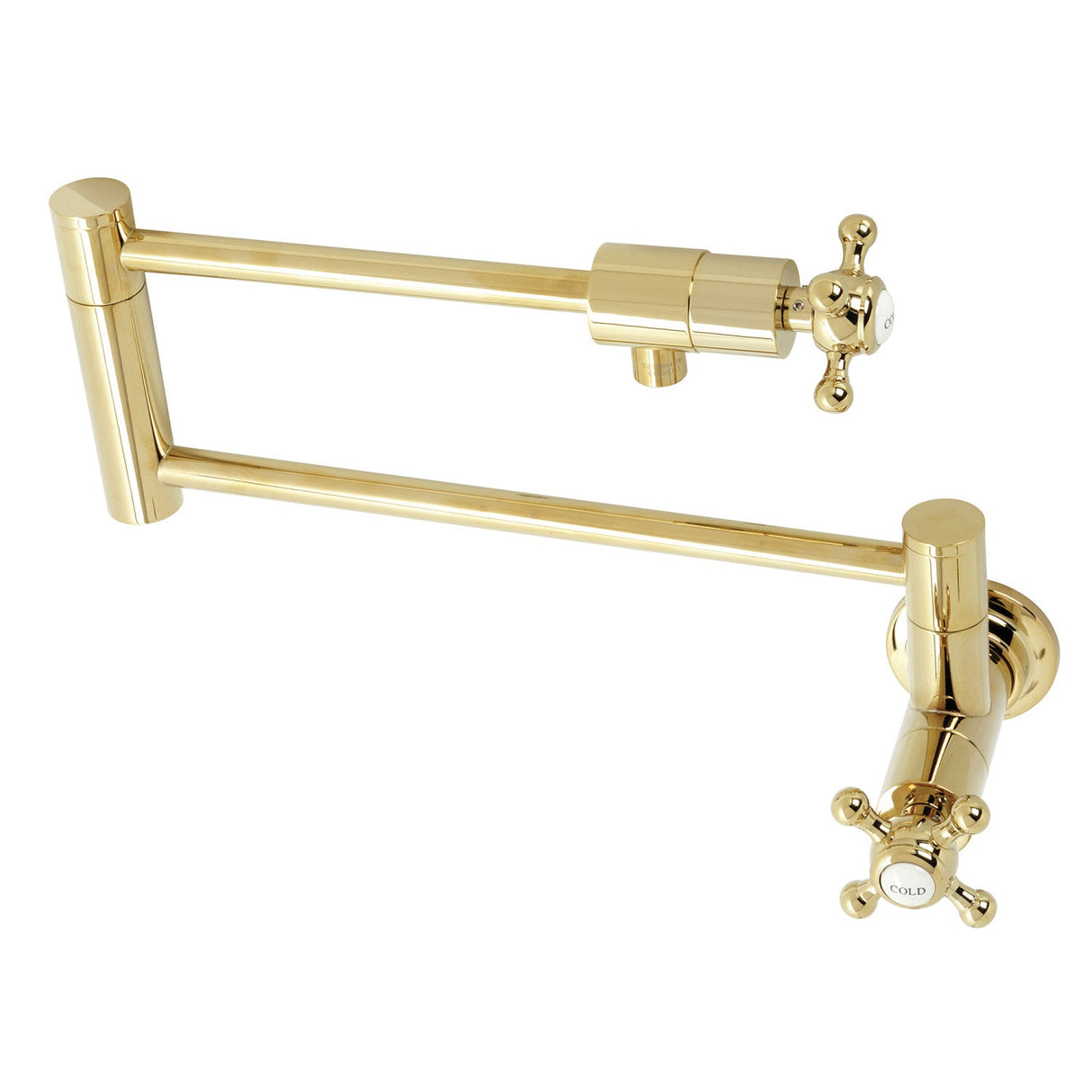 Metropolitan KS4102BX Pot Filler, Polished Brass