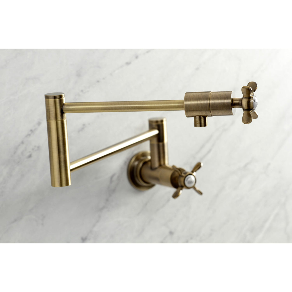 Essex KS4103BEX Pot Filler, Antique Brass