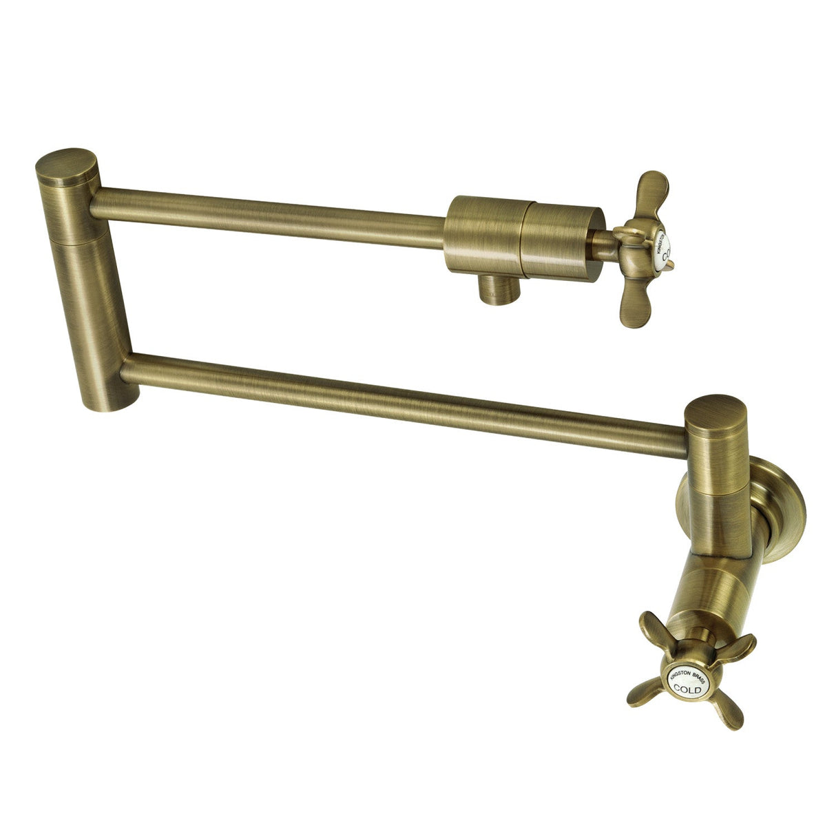 Essex KS4103BEX Pot Filler, Antique Brass