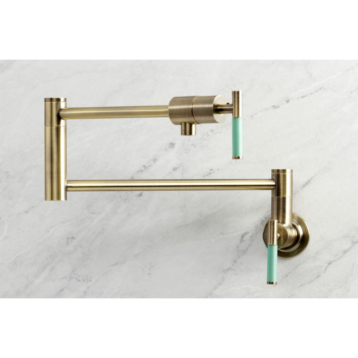 Kaiser KS4103CKL Pot Filler, Antique Brass