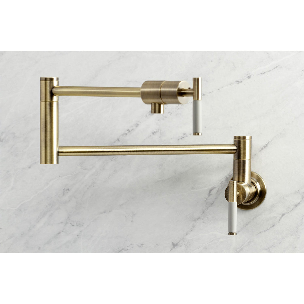 Kaiser KS4103CKL Pot Filler, Antique Brass