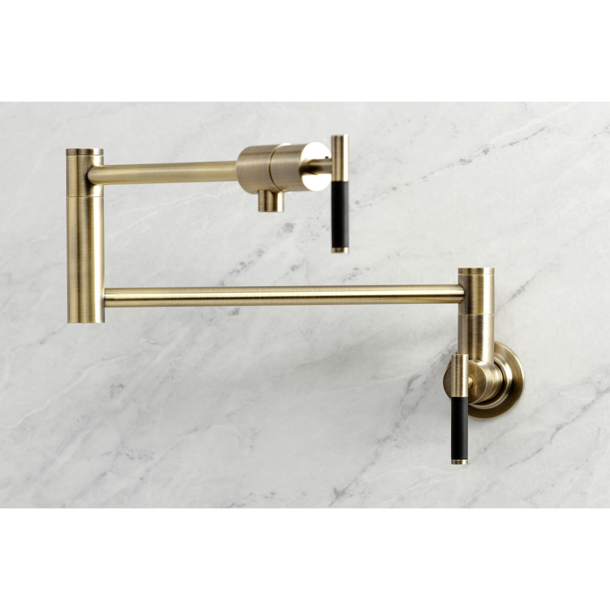 Kaiser KS4103CKL Pot Filler, Antique Brass