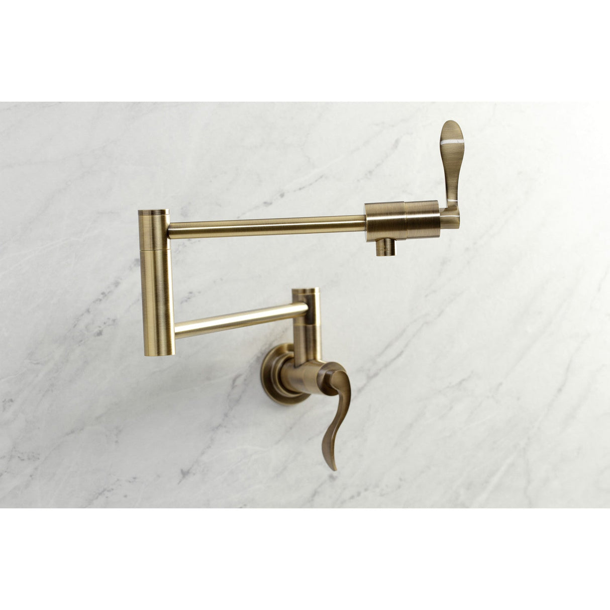 NuWave KS4103DFL Pot Filler, Antique Brass