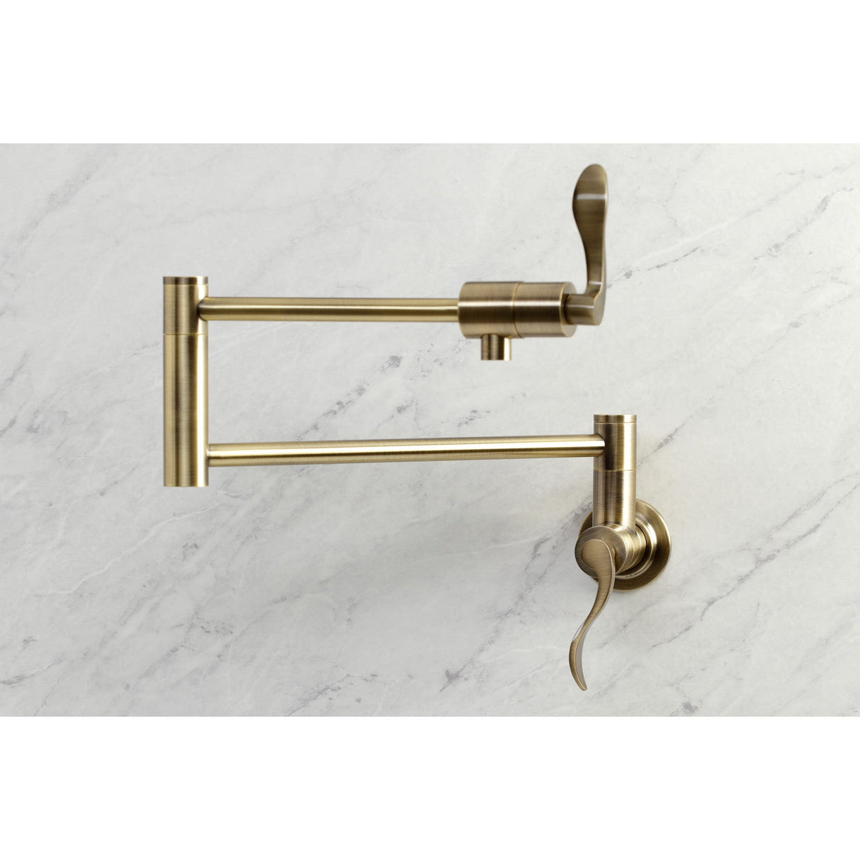 NuWave KS4103DFL Pot Filler, Antique Brass