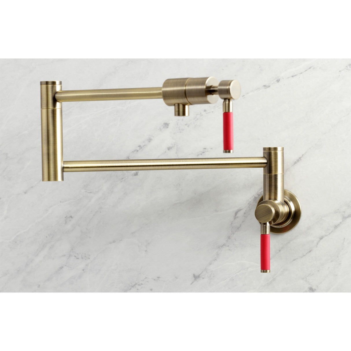 Kaiser KS4103DKL Pot Filler, Antique Brass