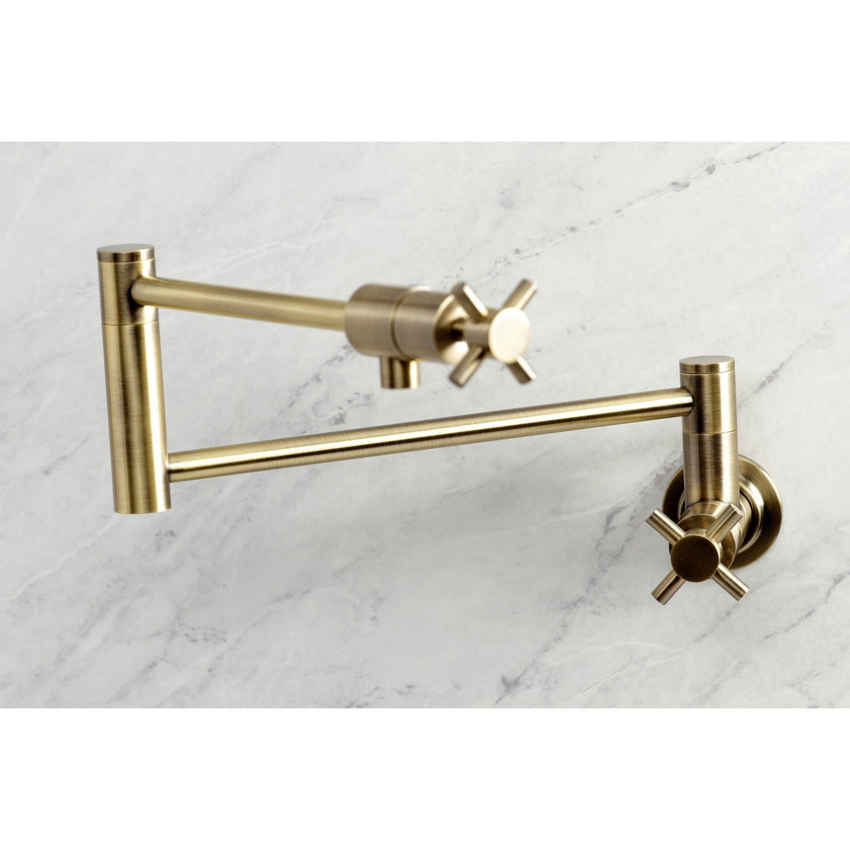 Concord KS4103DX Pot Filler, Antique Brass