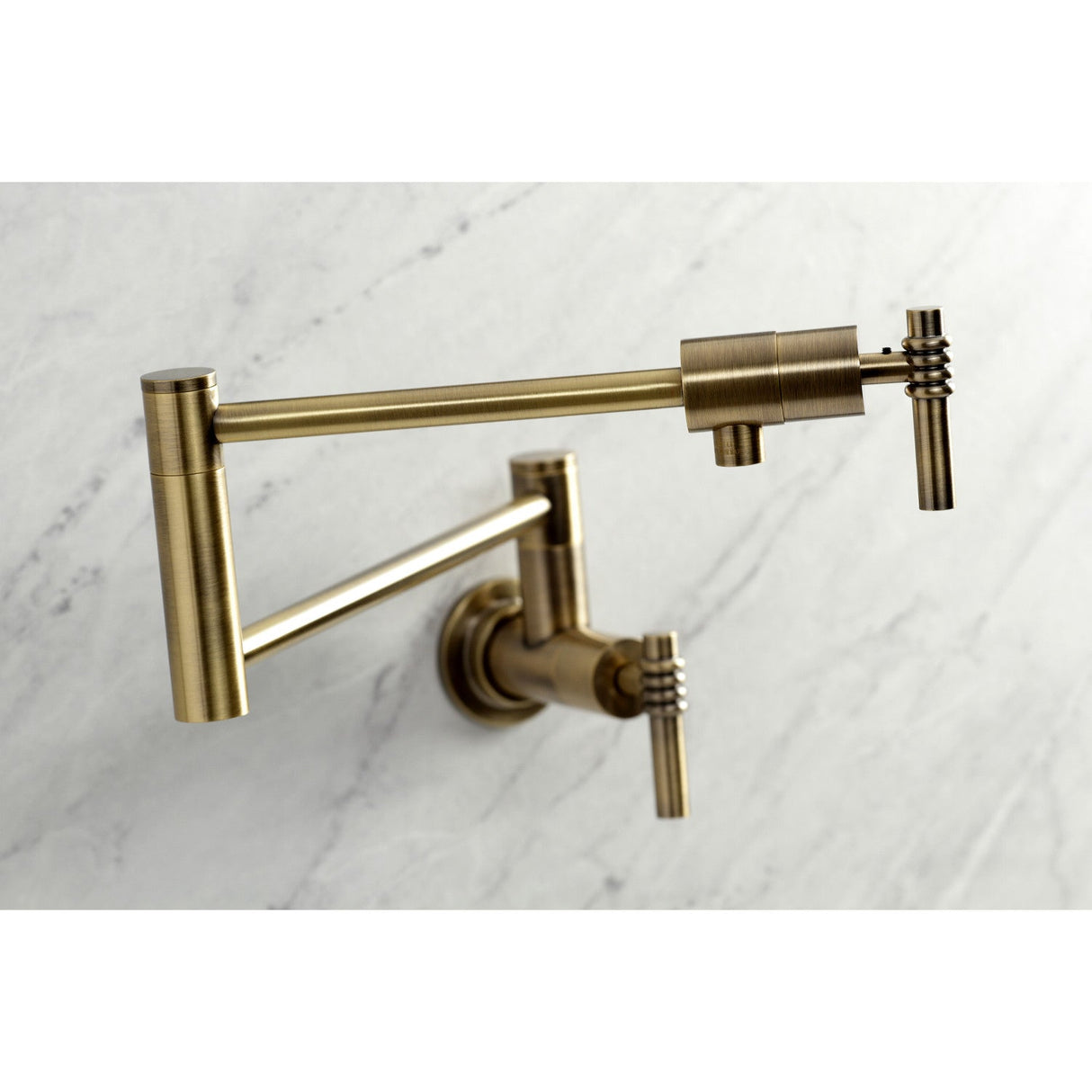 Milano KS4103ML Pot Filler, Antique Brass