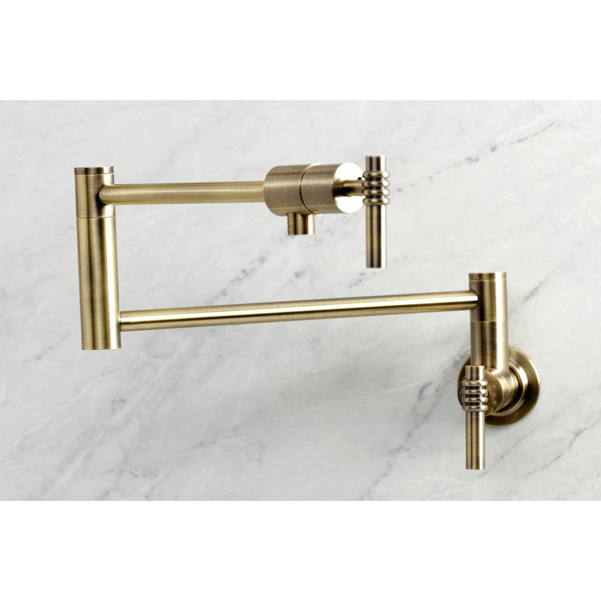Milano KS4103ML Pot Filler, Antique Brass