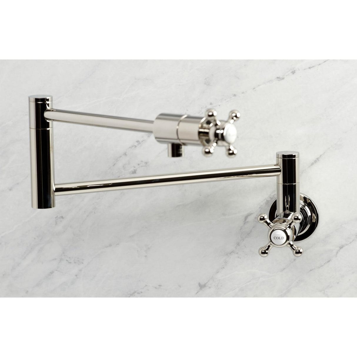 Metropolitan KS4106BX Pot Filler, Polished Nickel