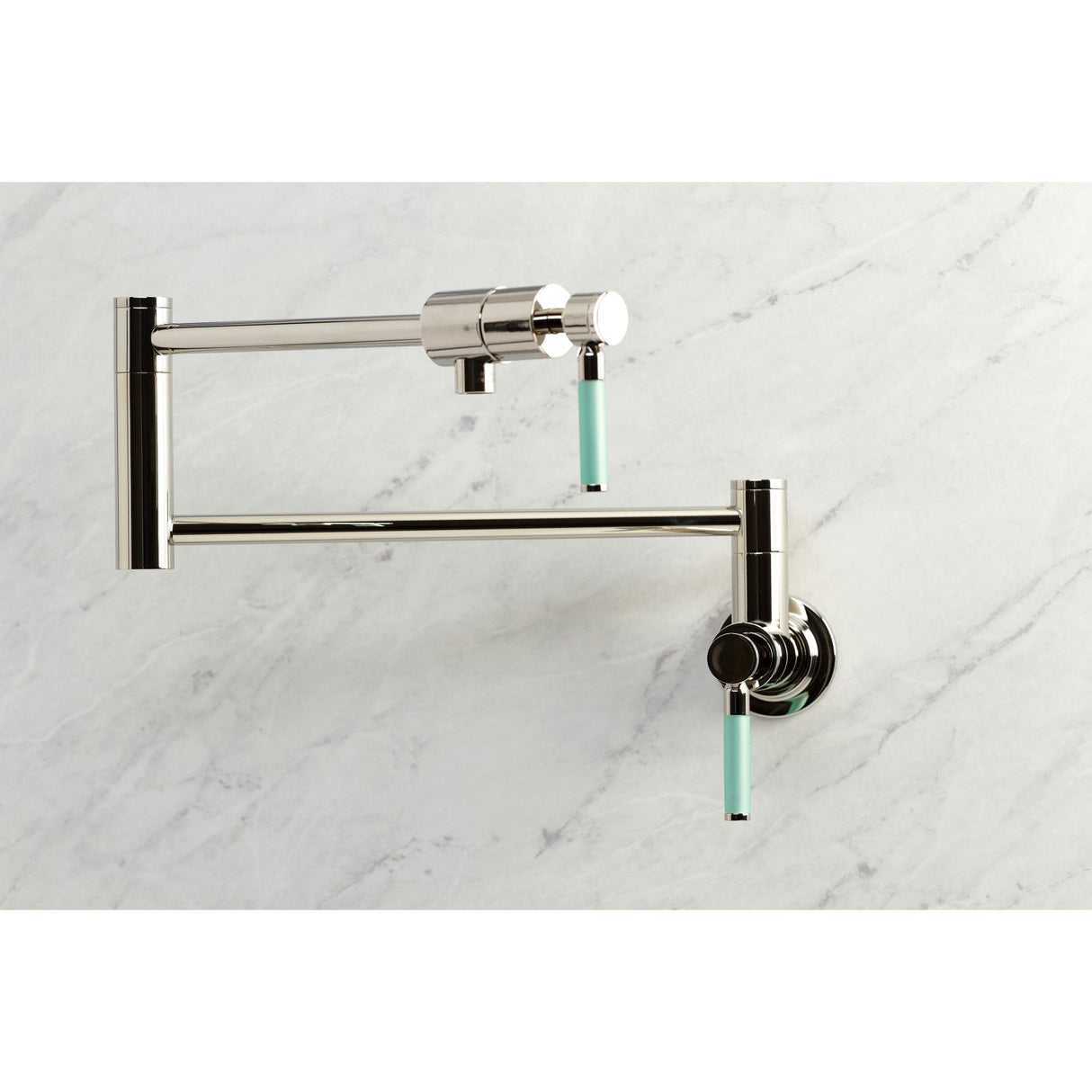 Kaiser KS4106DKL Pot Filler, Polished Nickel