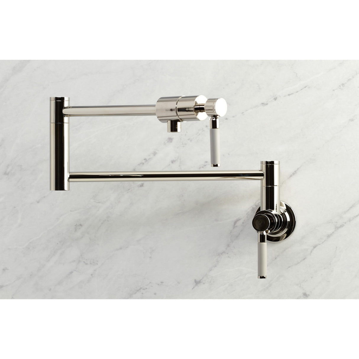 Kaiser KS4106DKL Pot Filler, Polished Nickel