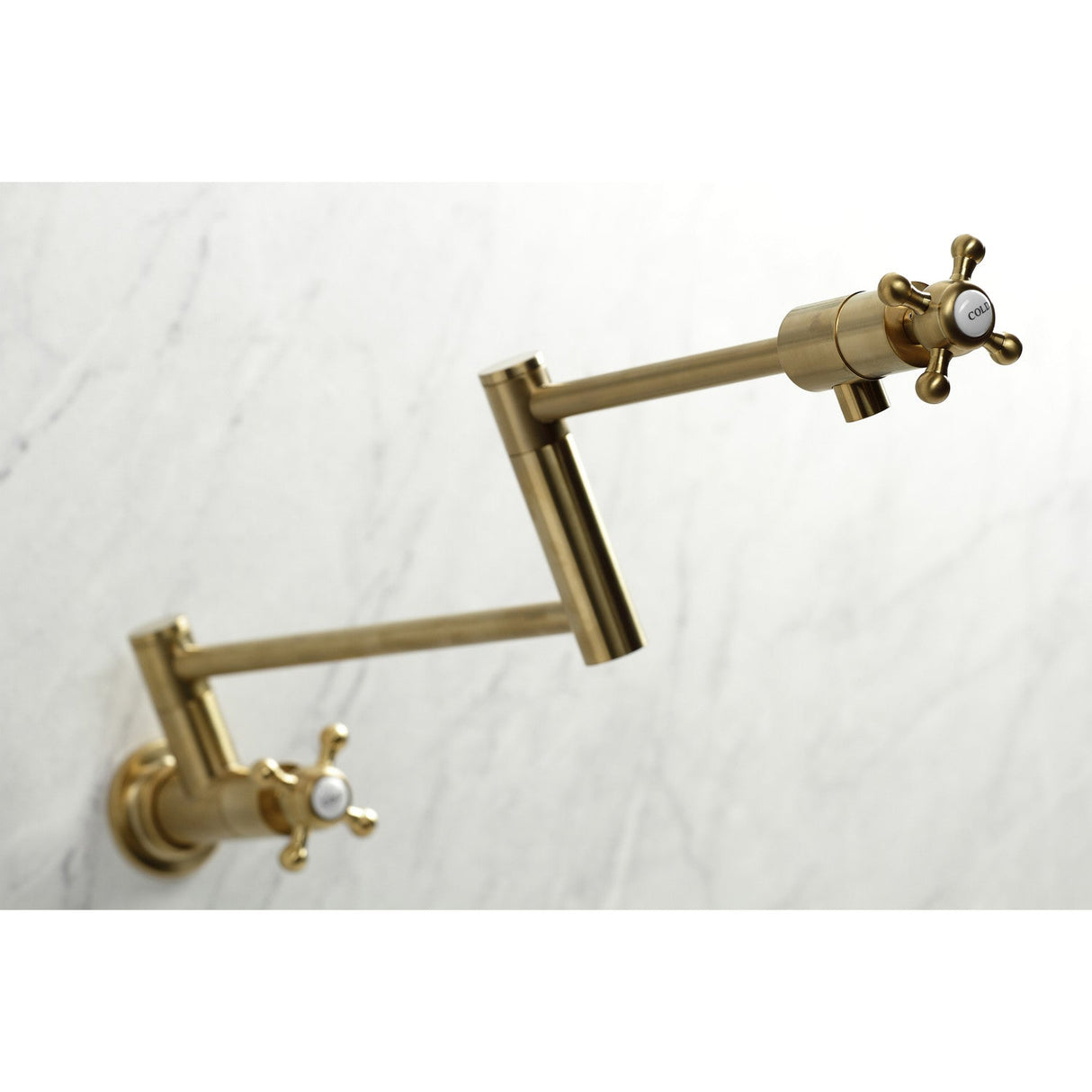 Metropolitan KS4107BX Pot Filler, Brushed Brass