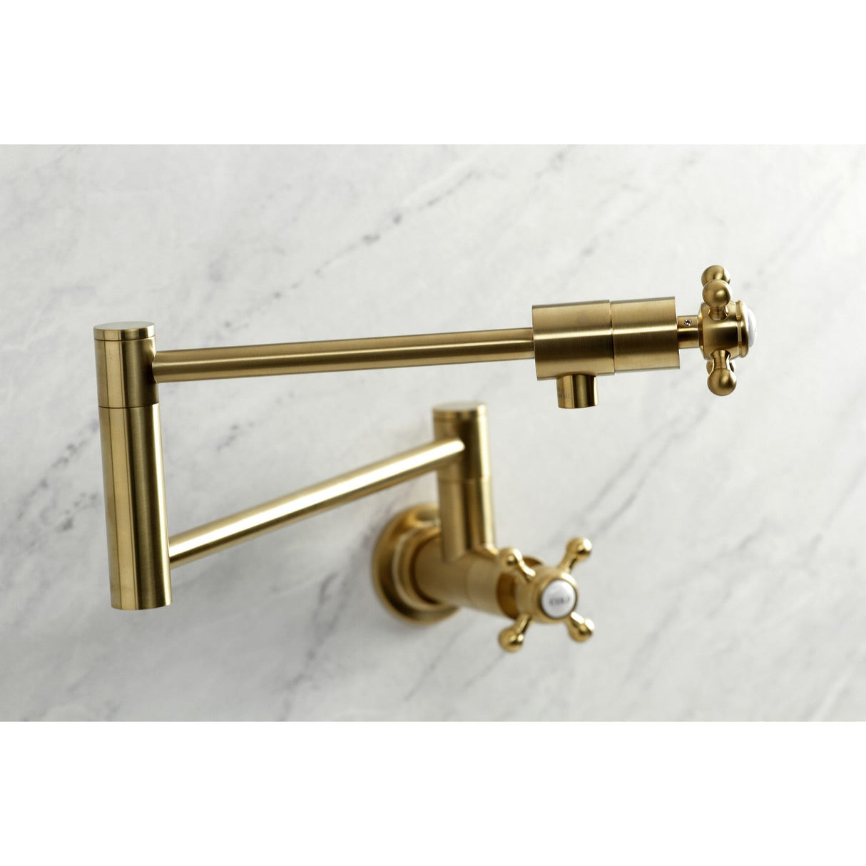 Metropolitan KS4107BX Pot Filler, Brushed Brass
