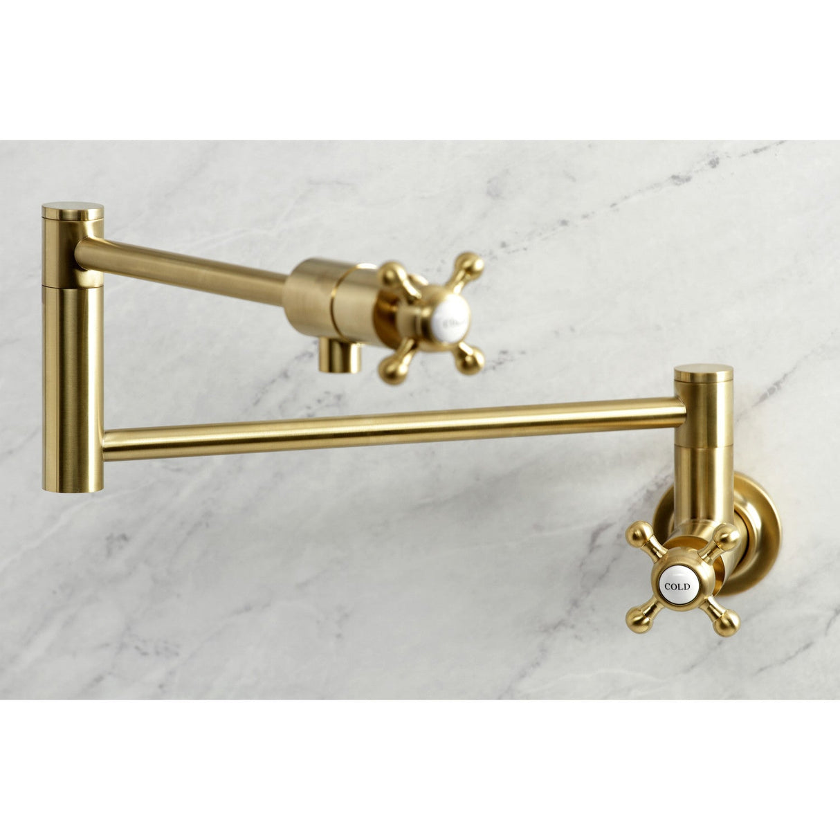 Metropolitan KS4107BX Pot Filler, Brushed Brass