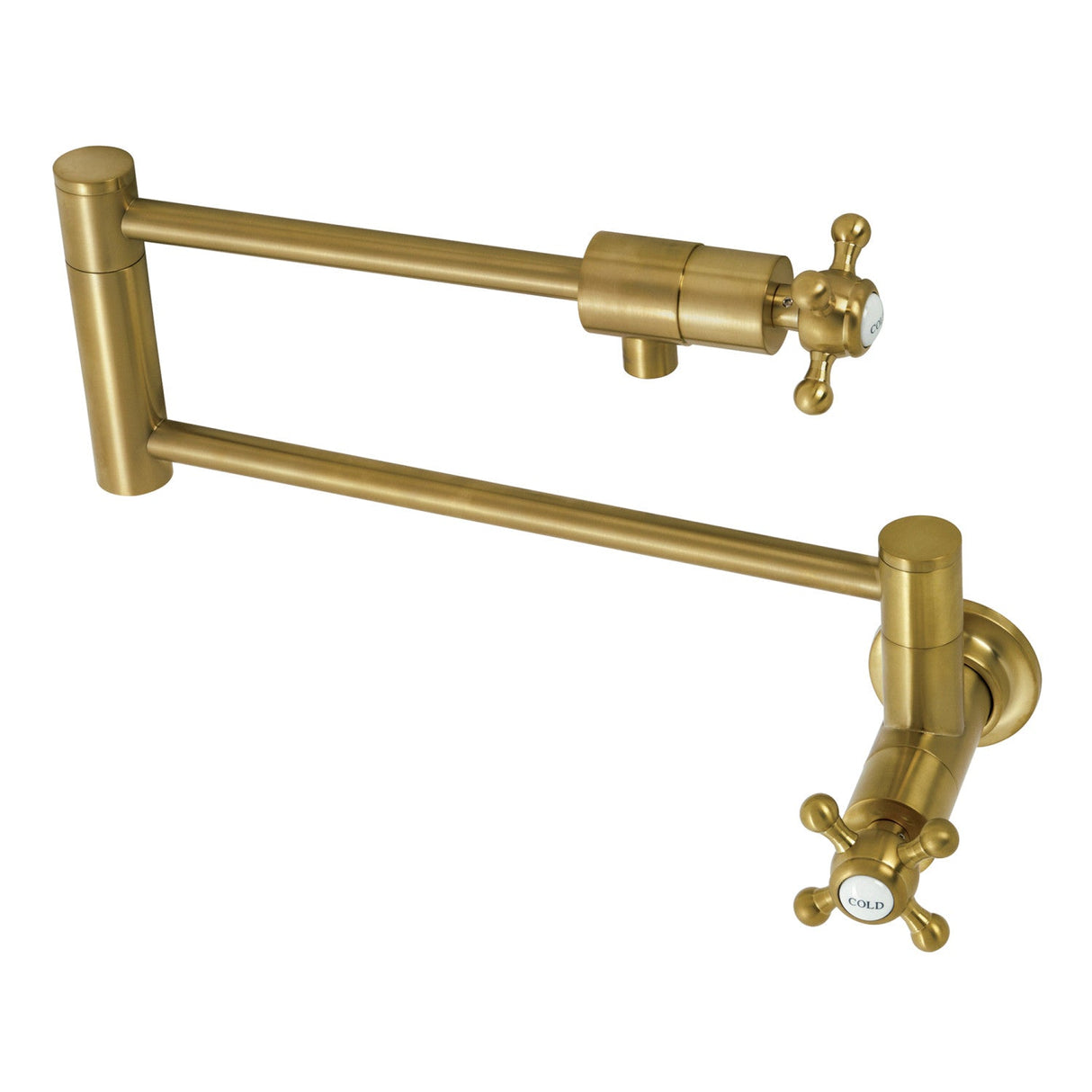Metropolitan KS4107BX Pot Filler, Brushed Brass