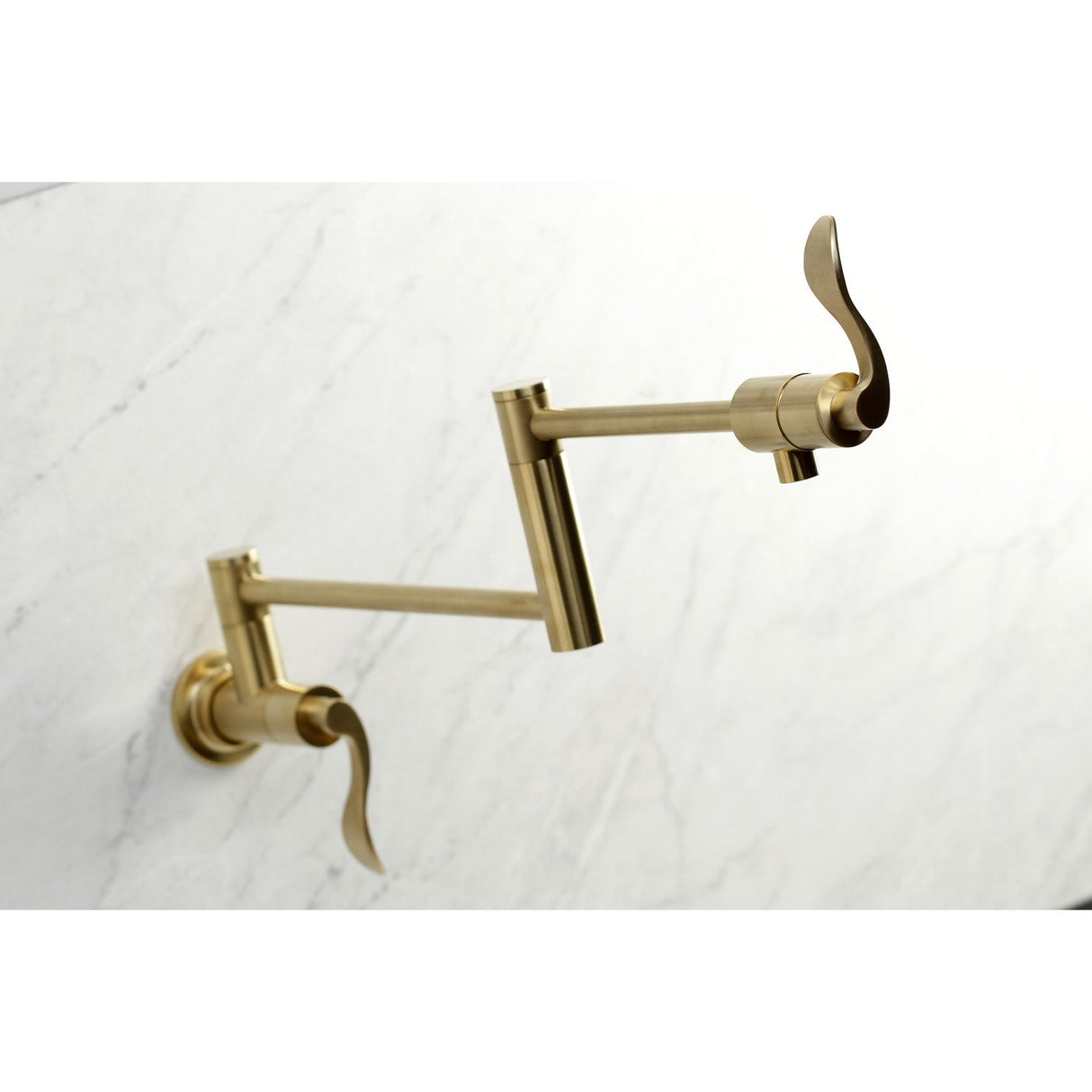 NuWave KS4107DFL Pot Filler, Brushed Brass