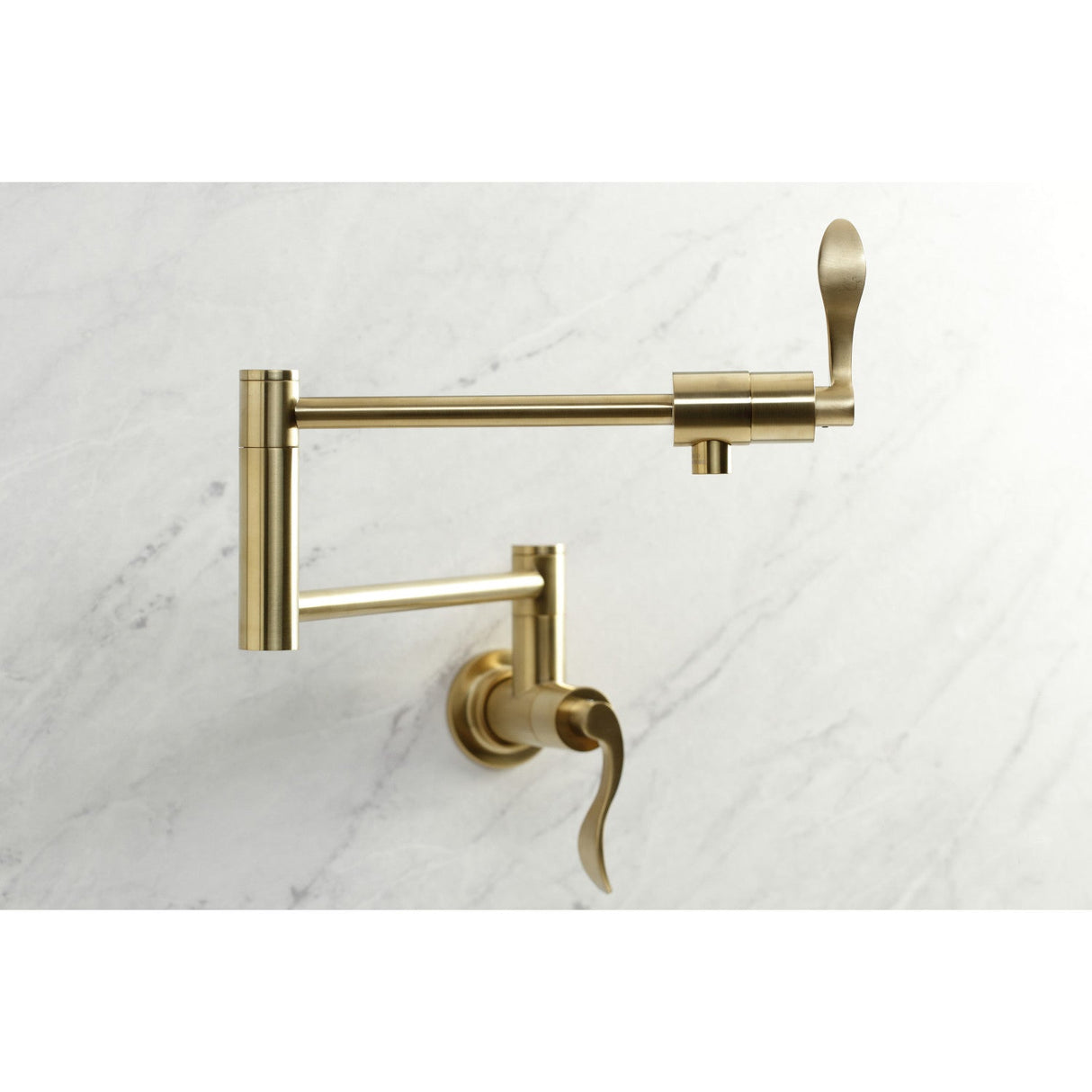 NuWave KS4107DFL Pot Filler, Brushed Brass