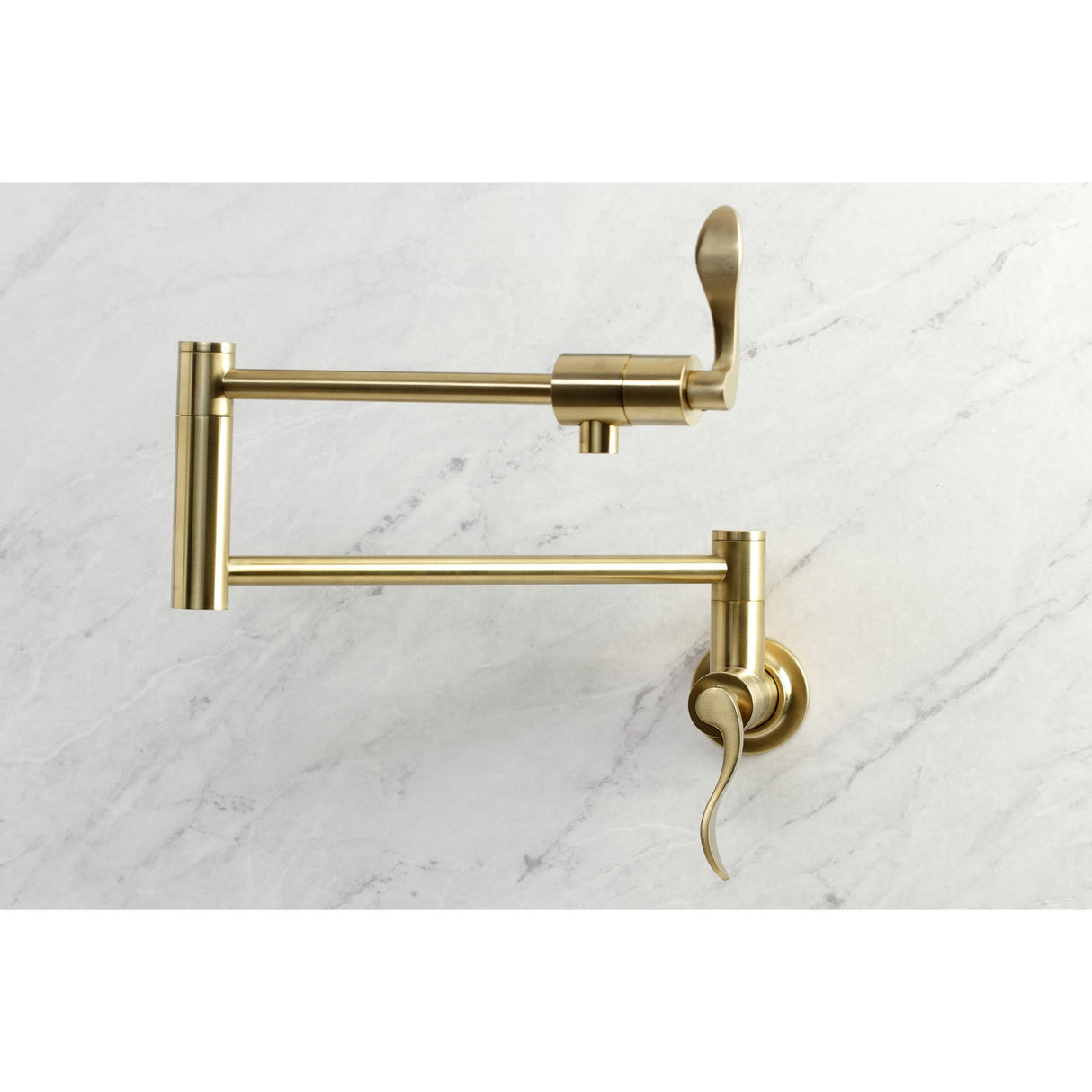 NuWave KS4107DFL Pot Filler, Brushed Brass