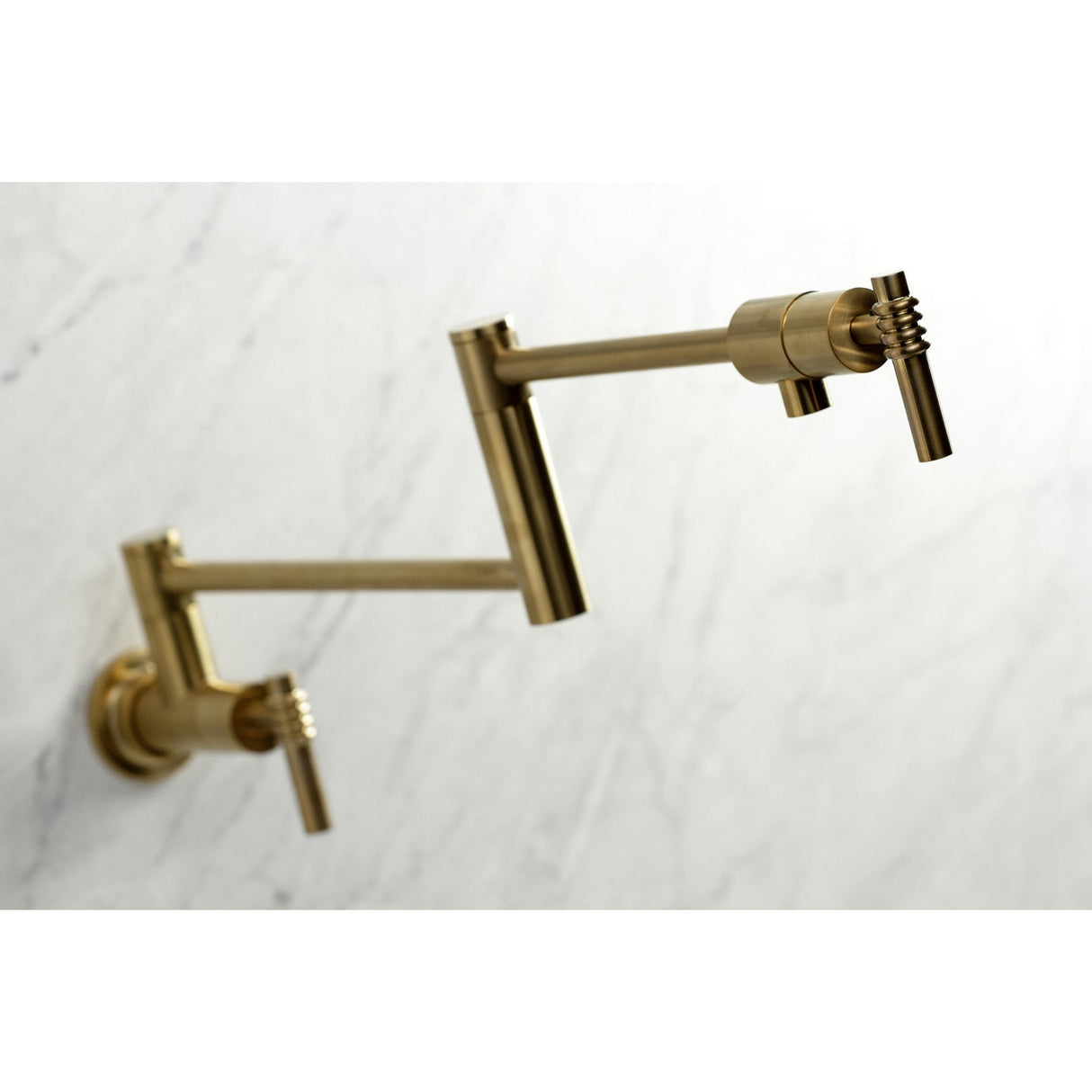 Milano KS4107ML Pot Filler, Brushed Brass