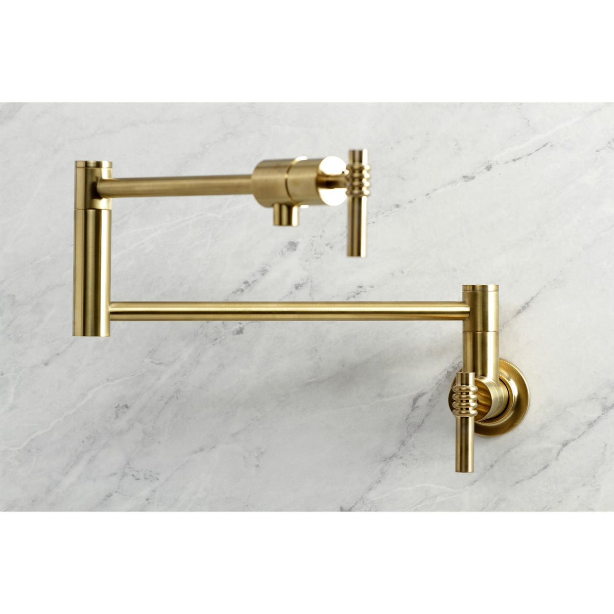 Milano KS4107ML Pot Filler, Brushed Brass