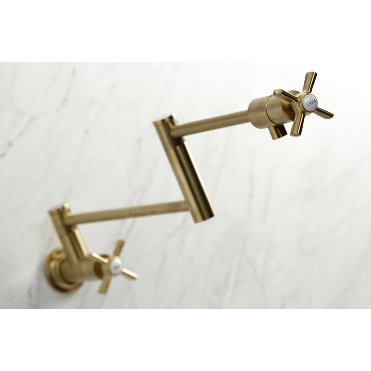 Millennium KS4107ZX Pot Filler, Brushed Brass