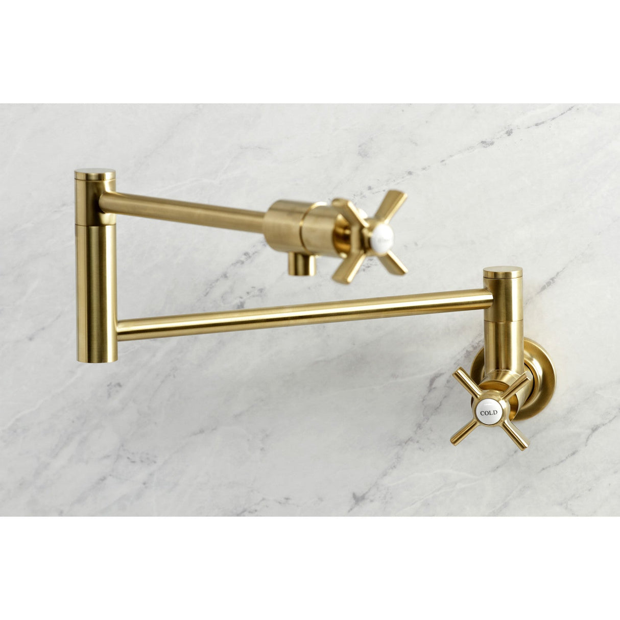 Millennium KS4107ZX Pot Filler, Brushed Brass