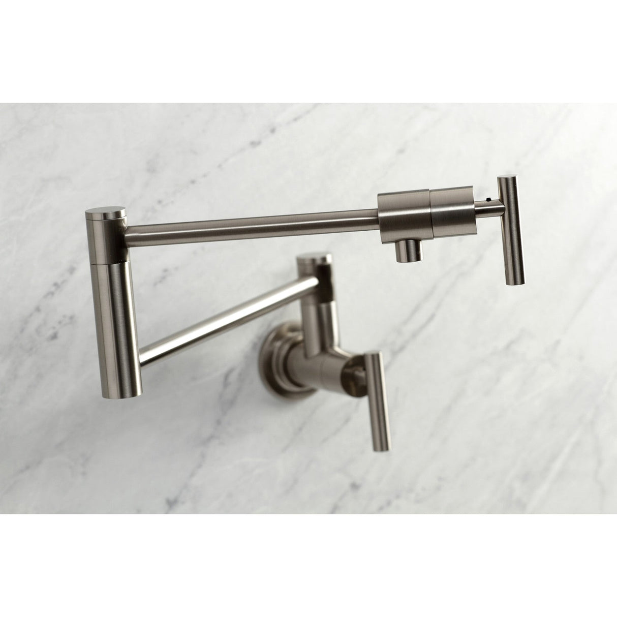 Manhattan KS4108CML Pot Filler, Brushed Nickel