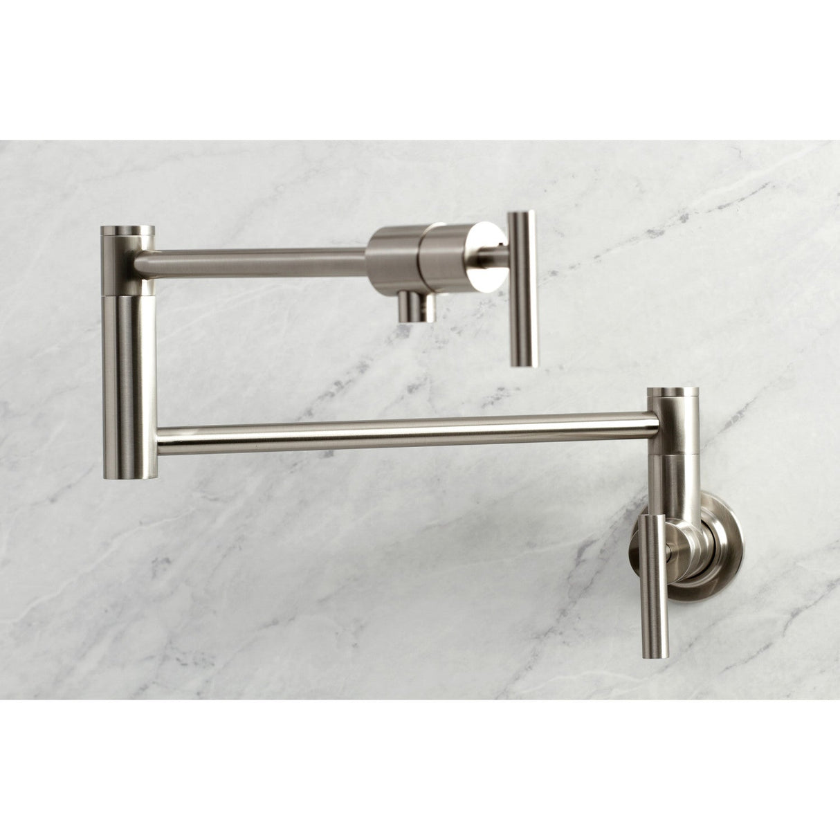 Manhattan KS4108CML Pot Filler, Brushed Nickel
