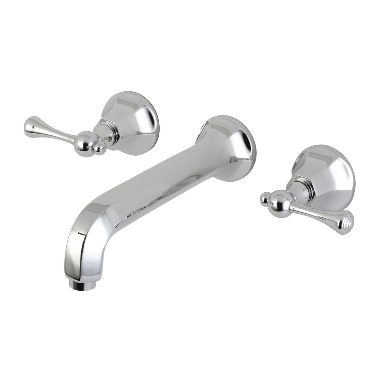 Metropolitan KS4121BL Two-Handle 3-Hole Wall Mount Bathroom Faucet, Polished Chrome