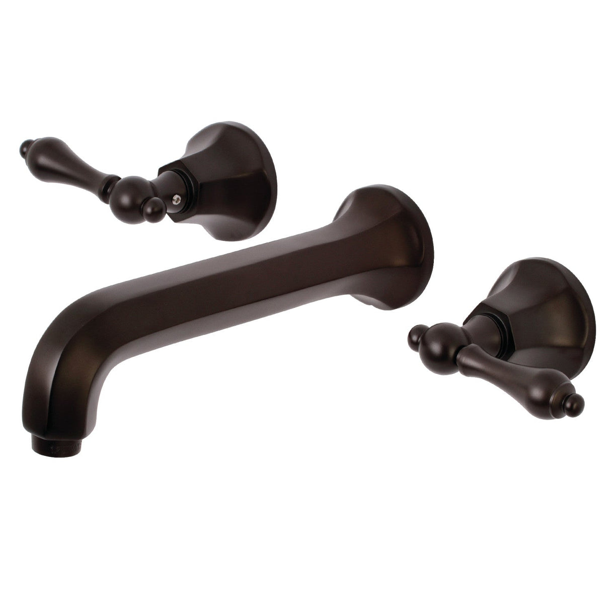 Metropolitan KS4125AL Two-Handle 3-Hole Wall Mount Bathroom Faucet, Oil Rubbed Bronze