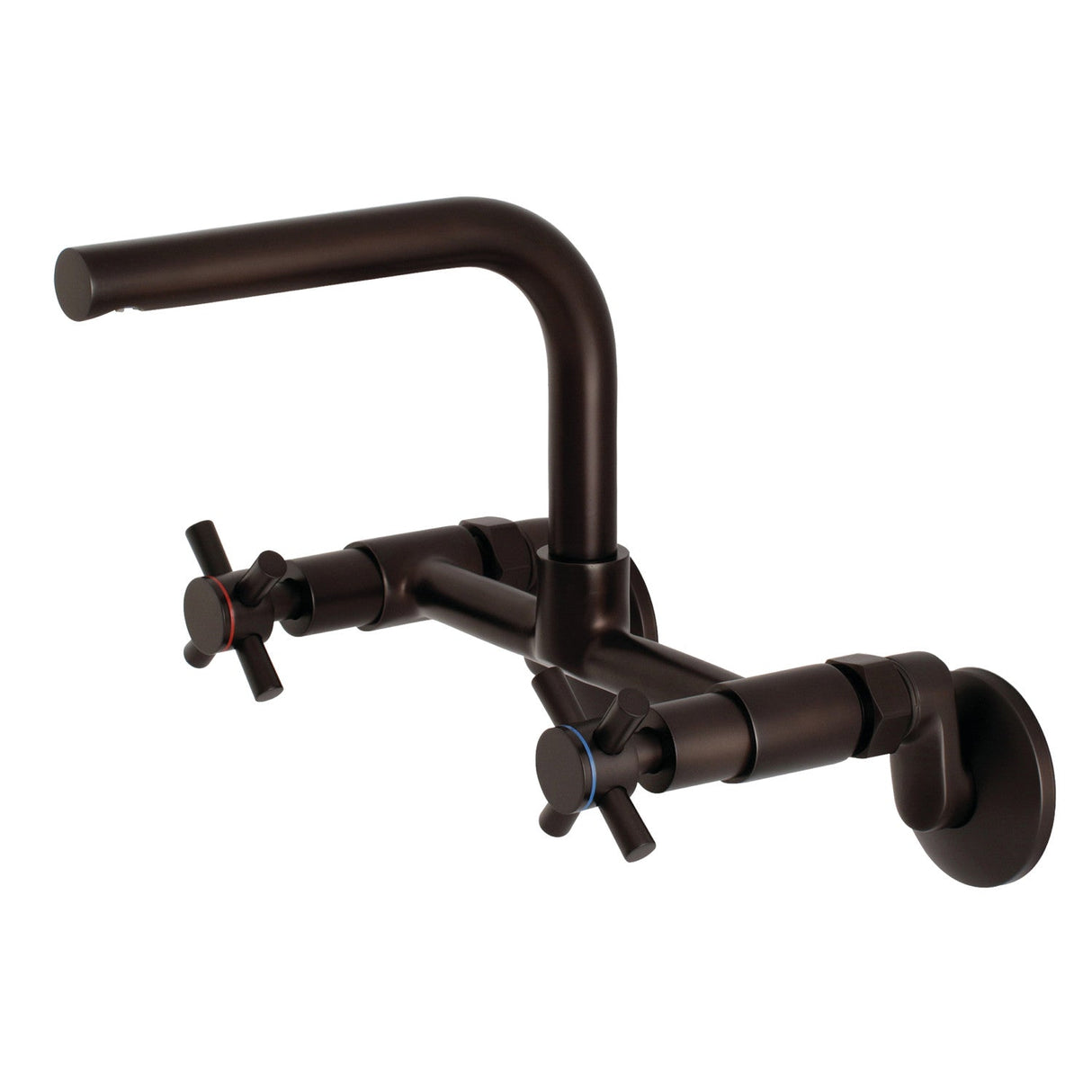 Concord KS412ORB Two-Handle 2-Hole Wall Mount Kitchen Faucet, Oil Rubbed Bronze