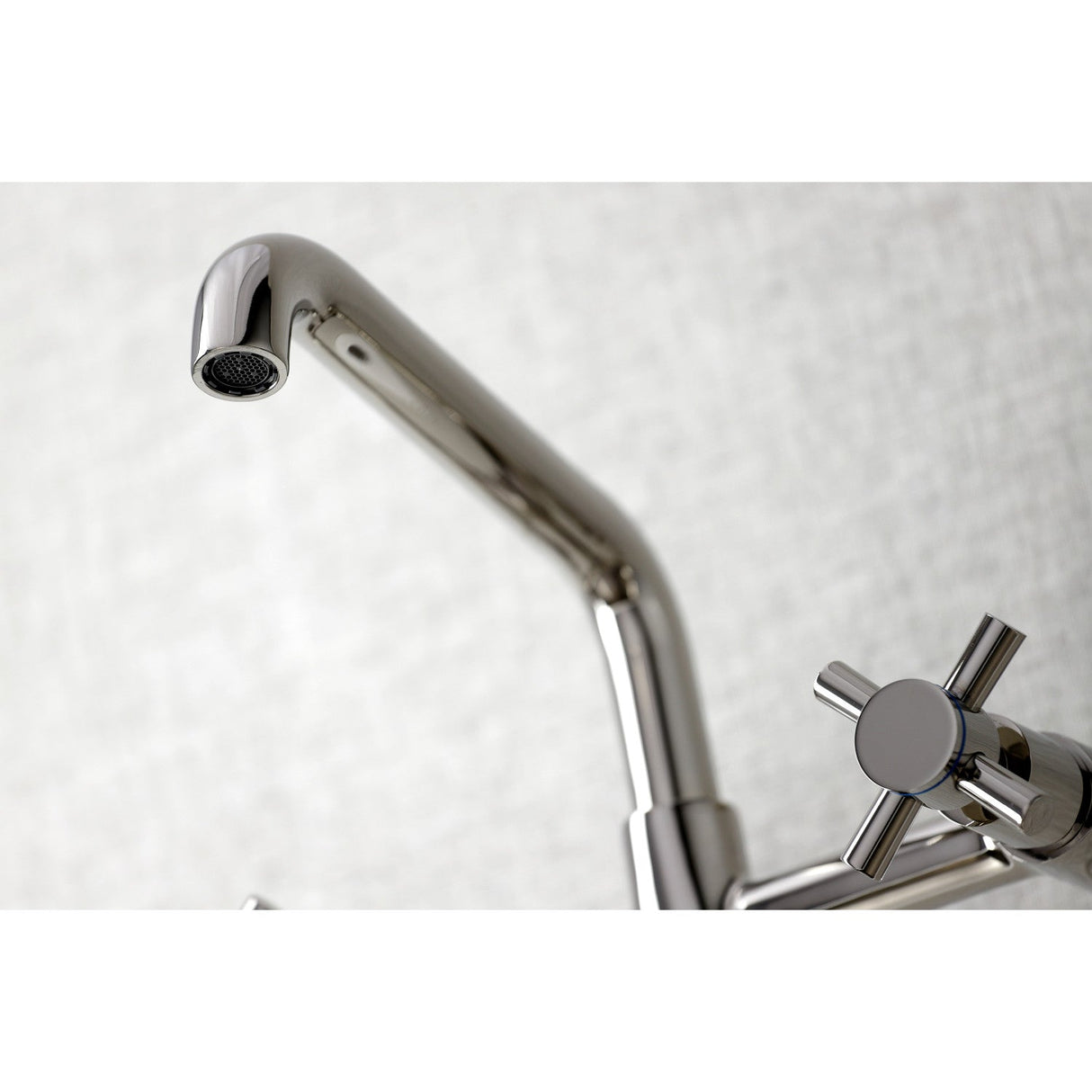 Concord KS423PN Two-Handle 2-Hole Wall Mount Kitchen Faucet, Polished Nickel
