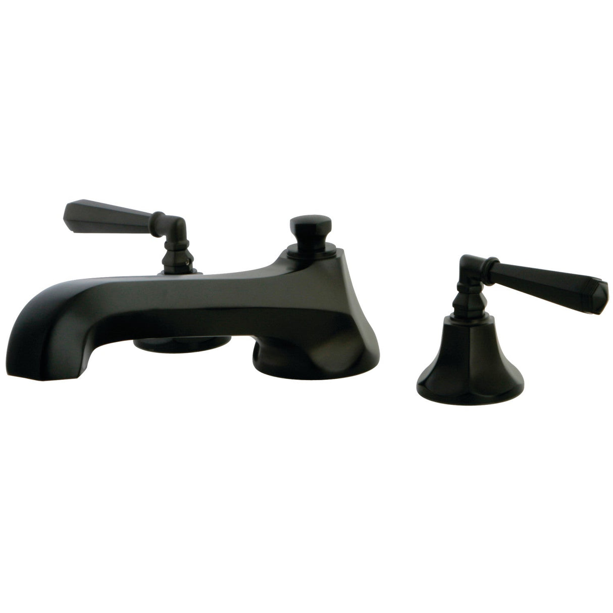 Metropolitan KS4305HL Two-Handle 3-Hole Deck Mount Roman Tub Faucet, Oil Rubbed Bronze