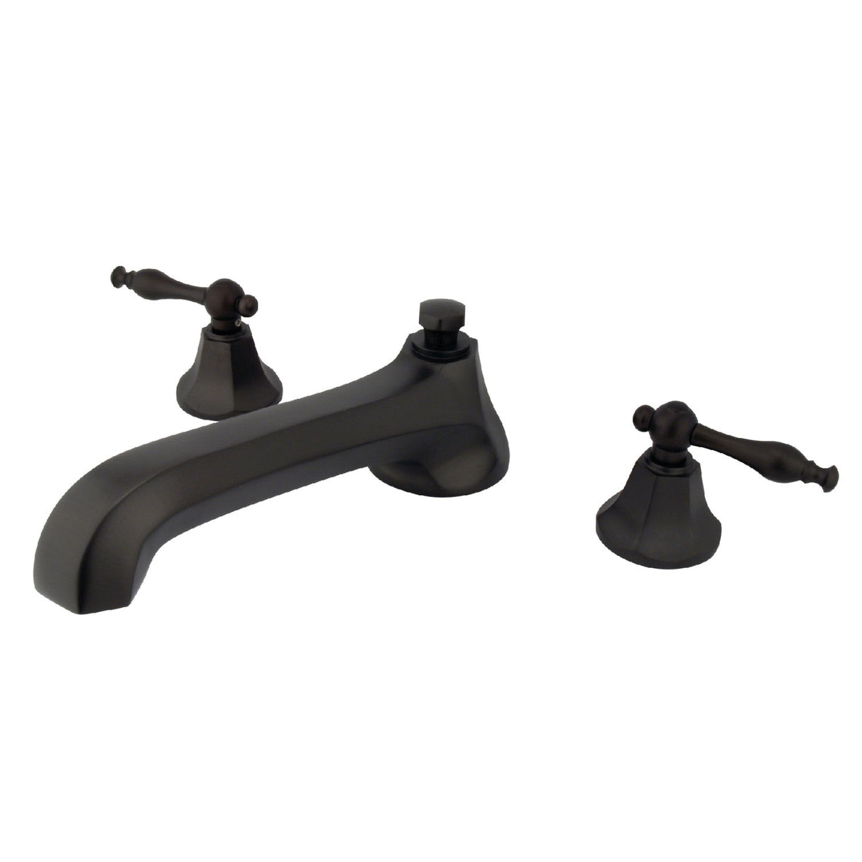 Metropolitan KS4305NL Two-Handle 3-Hole Deck Mount Roman Tub Faucet, Oil Rubbed Bronze