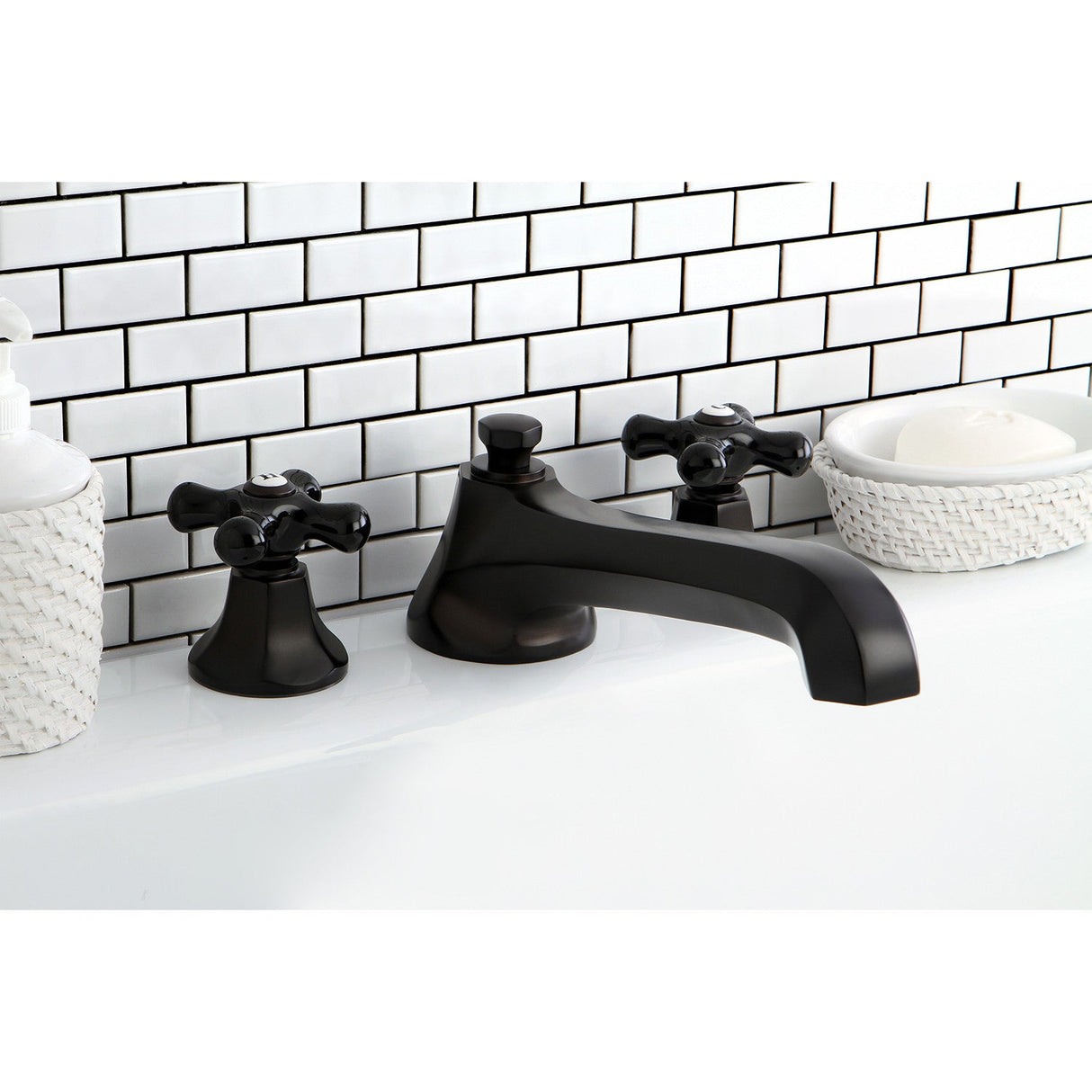 Duchess KS4305PKX Two-Handle 3-Hole Deck Mount Roman Tub Faucet, Oil Rubbed Bronze